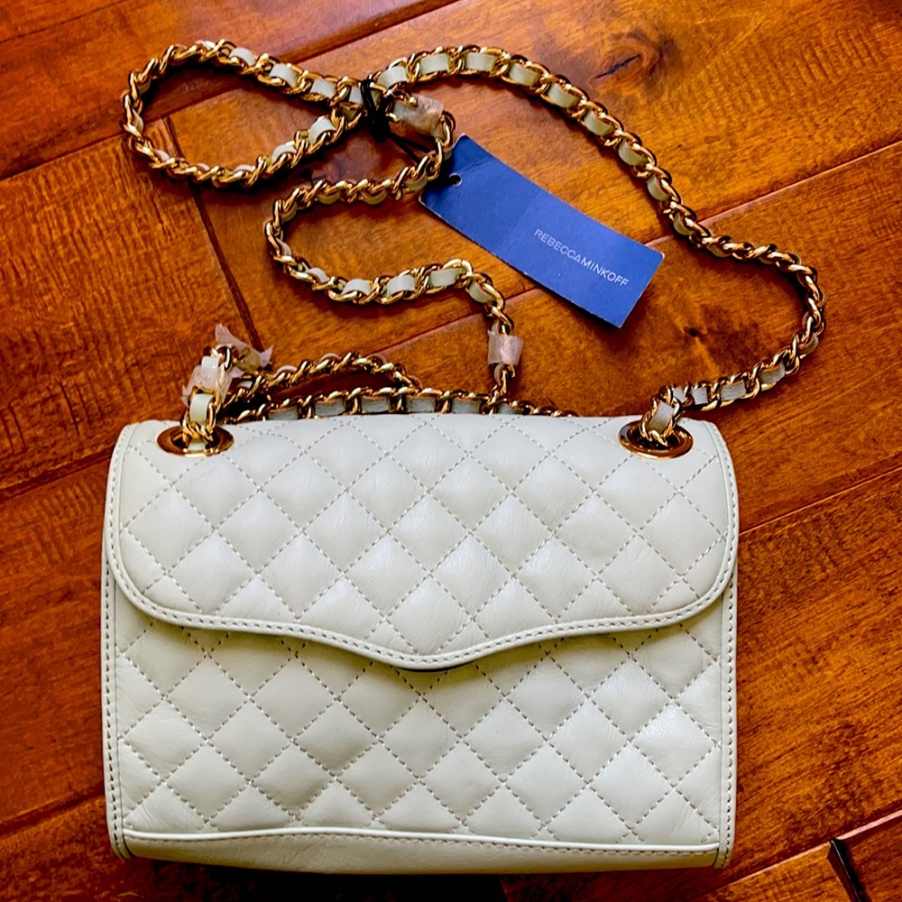 Rebecca Minkoff Mini AffAir in Aloe (very light green), NWT